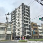 外観　10F建ての鉄骨鉄筋コンクリート造のマンションです